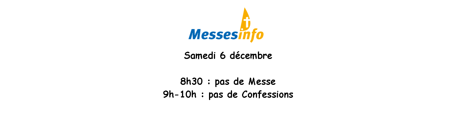 Horaire Messe