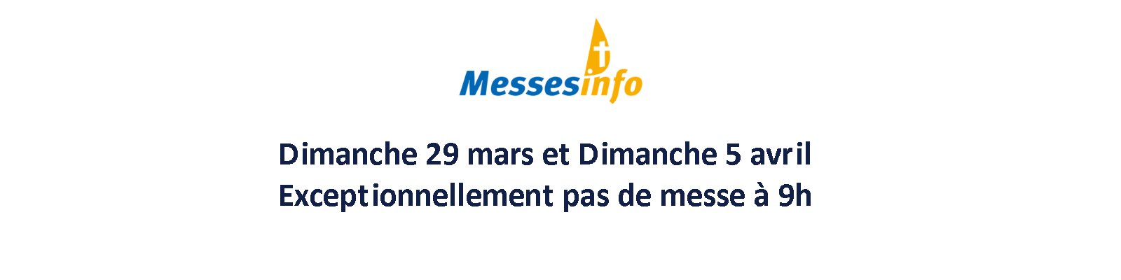 Info horaire messe