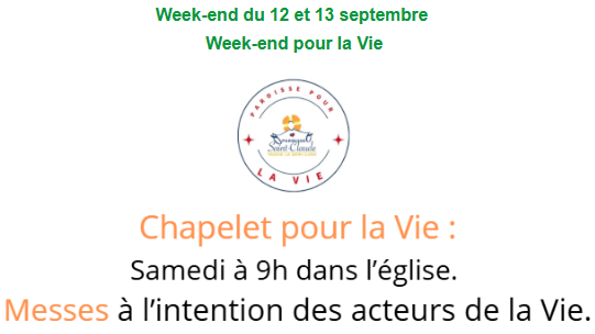Week-end pour la Vie